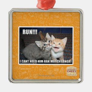 LAUF!!! SILBERNES ORNAMENT