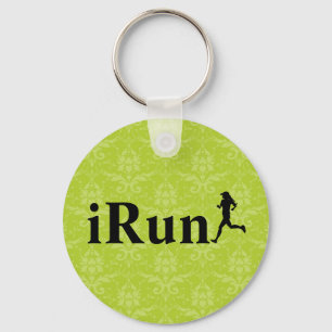 Lauf um humorvollen Running Schlüsselanhänger für