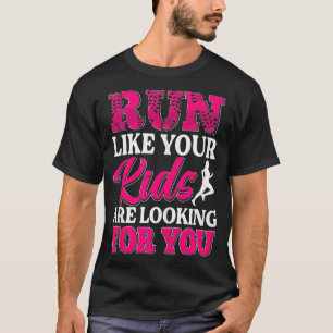 Lauf, wie deine Kinder nach dir suchen lustig moth T-Shirt