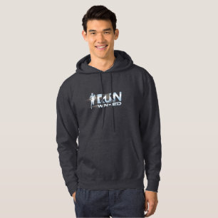 Lauf wie der Wind   Herren Kapuzenpullover Hoodie