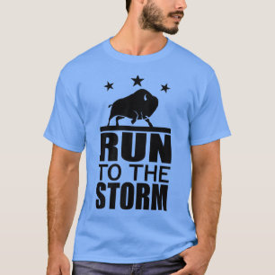 Lauf zum Sturm - Bison American Fitness Sports m T-Shirt