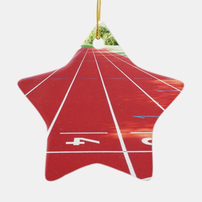 Laufbahn und Feld Keramik Ornament (Vorne)