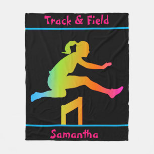 Laufbahn und Feldleder Fleecedecke