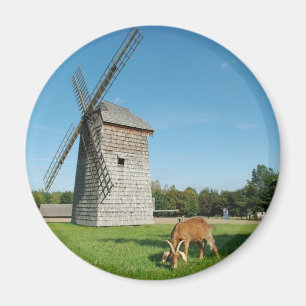 Laufband und Ziege - Magnet