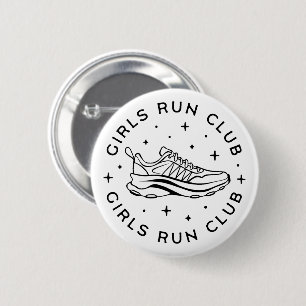 Laufclub für Mädchen Button