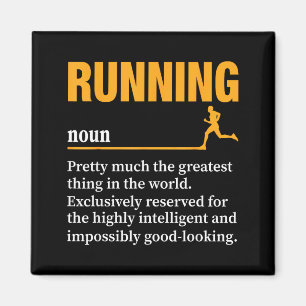 Laufdefinition Humor Marathon Lustiger Athlet Ru Magnet