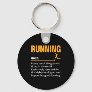 Laufdefinition Humor Marathon Lustiger Athlet Ru Schlüsselanhänger