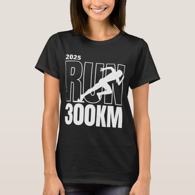 LAUFEN 300KM Classic Tees (Vorderseite)