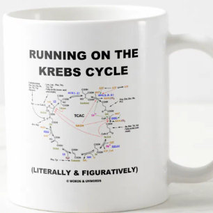 Laufen auf dem Krebs-Zyklus (Science Spaß) Kaffeetasse