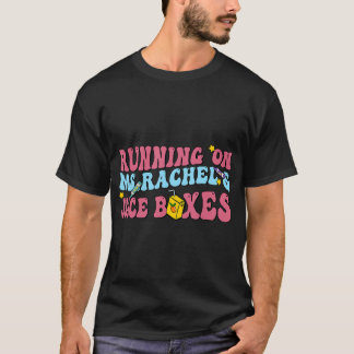 Laufen auf Frau Rachel und T - Shirt für Saftkäste