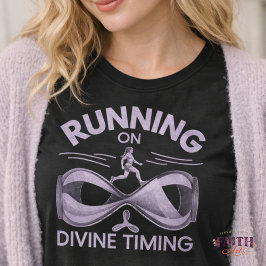Laufen auf göttlichem Timing Christliches Laufen-S T-Shirt