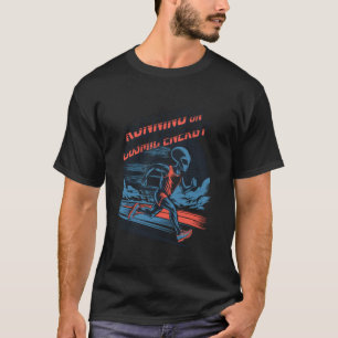 Laufen auf kosmischer Energie Alien-Marathon-Dista T-Shirt