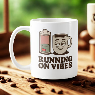 Laufen auf Vibes   Existenzielle Stimmung mit Koff Kaffeetasse