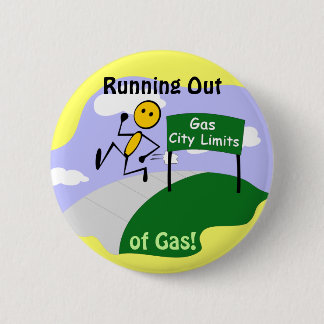 Laufen aus Gas-Knopf heraus Button