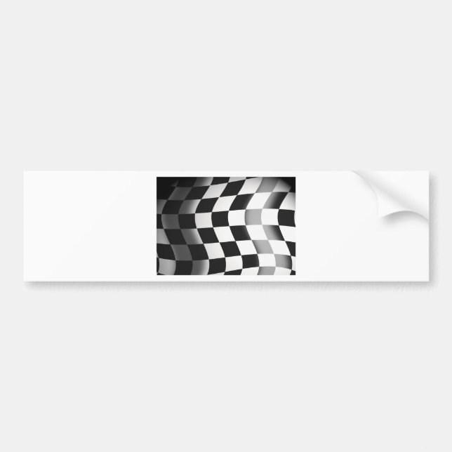 Laufen der Flagge Autoaufkleber (Vorne)