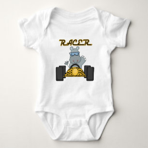 Laufen der Flusspferd-T-Shirts und der Geschenke Baby Strampler