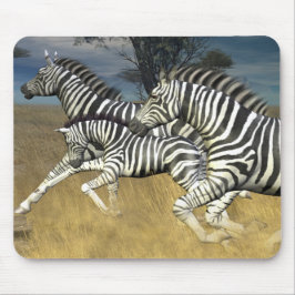 Laufen der Streifen, Zebra-Mausunterlage Mousepad