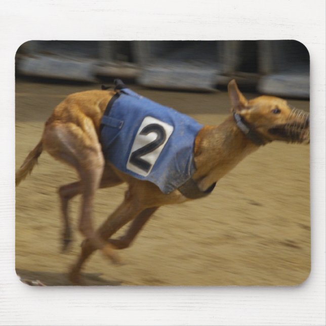Laufen der Windhund-Mausunterlage Mousepad (Vorne)