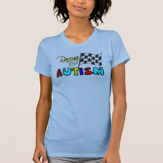 Laufen des Behälters des Autismus-4 T-Shirt