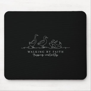 Laufen durch den Glauben Ständig Stolpern Lustig C Mousepad