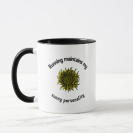 Laufen erhält meine sonnige Persönlichkeit Tasse