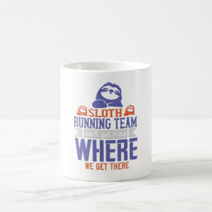 Laufen - Faultier Laufteam Kaffeetasse