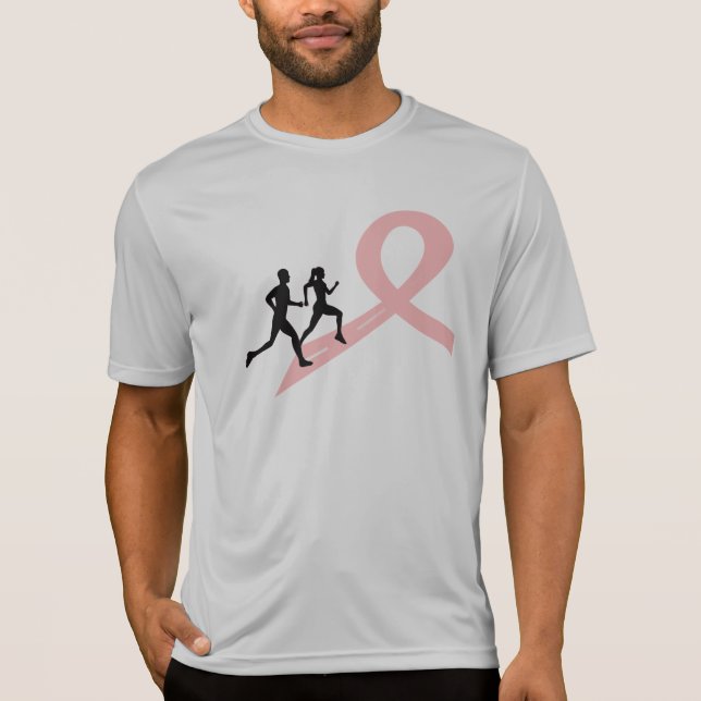 Laufen für eine Ursache - Rosa T-Shirt (Vorderseite)