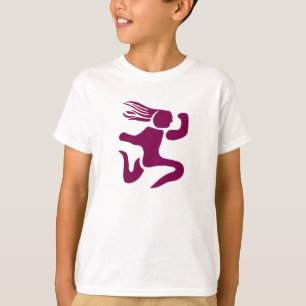 Laufen gegen den Wind Unisex Kinder T-Shirt