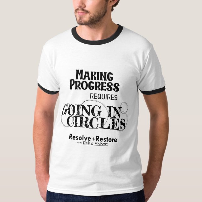 Laufen in Kreisen T-Shirt (Vorderseite)