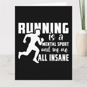 Laufen ist ein psychischer Sport und wir sind alle Karte