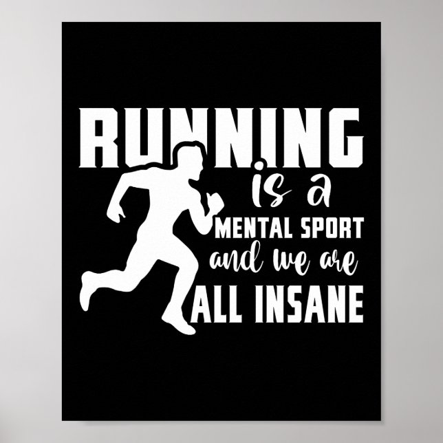 Laufen ist ein psychischer Sport und wir sind alle Poster (Vorne)