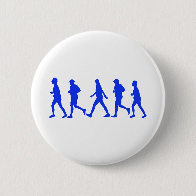 Laufen Joggen Gehen Button (Vorderseite)