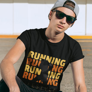 Laufen   Laufender Liebhaber Joggen T-Shirt