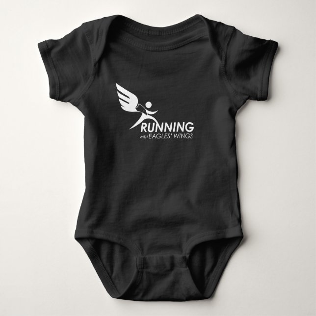Laufen mit Eagles Flügel-Baby-Bodysuit Baby Strampler (Vorderseite)