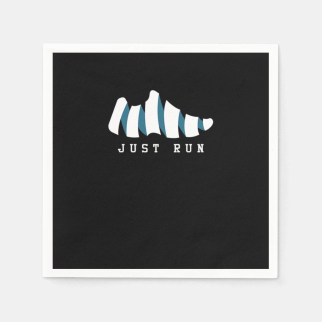 Laufen Sie einfach den Cross Country Marathon mit  Serviette (Vorderseite)
