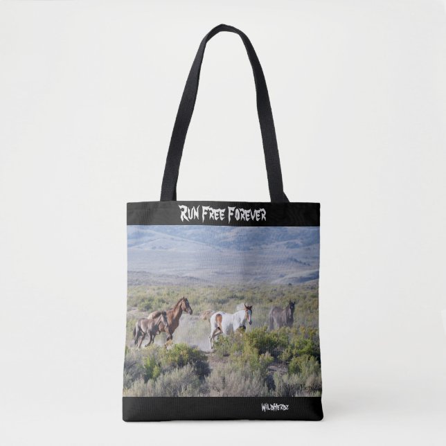 Laufen Sie frei für immer Tasche (Vorderseite)