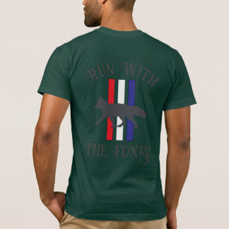 Laufen Sie mit dem Füchse-T - Shirt