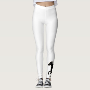 Laufen Sie mit dem Windhund Leggings