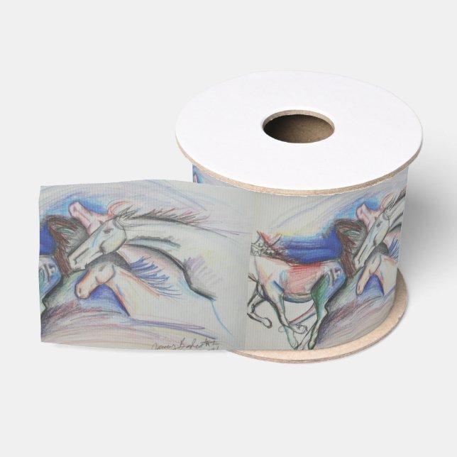 Laufen Sie wie das Wind-Kunst Druckband Ripsband (Spule)