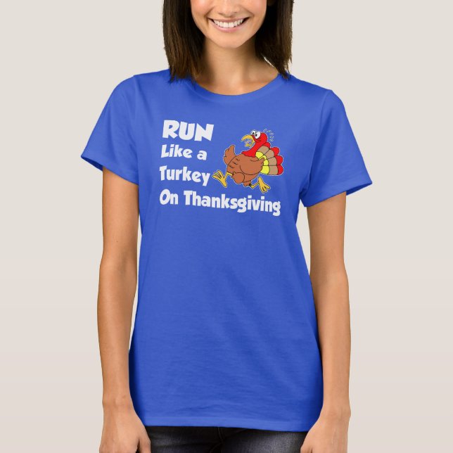 Laufen Sie wie die Türkei auf Erntedank (AUF T-Shirt (Vorderseite)