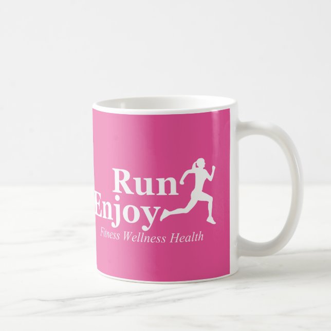 Laufen und genießen kaffeetasse (Rechts)