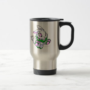 Laufen von grünem Cybunny Reisebecher