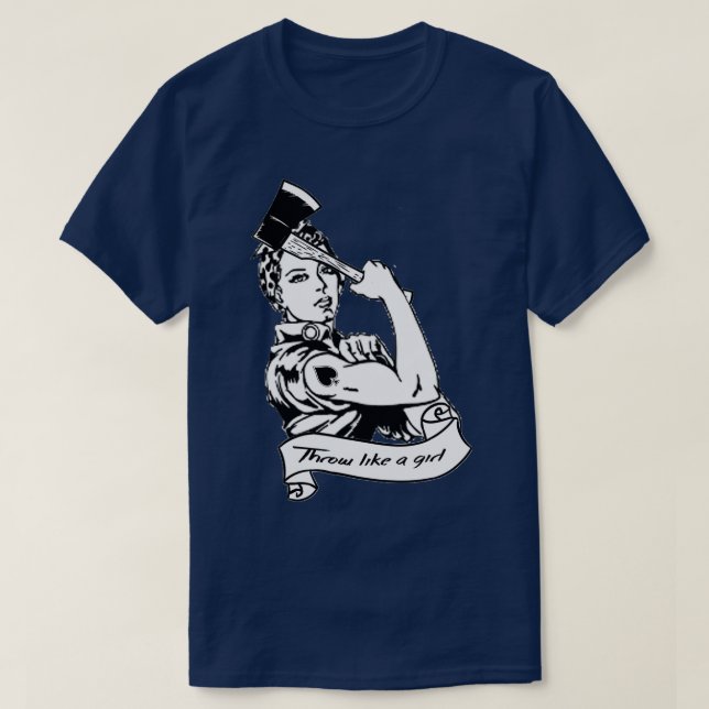 Laufen wie ein Girl Classic Thirt T-Shirt (Design vorne)