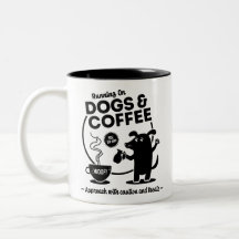 Laufend auf Hunden und Kaffee 11 oz.