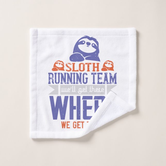 Laufend - Sloth Running Team Waschlappen (Waschlappen)