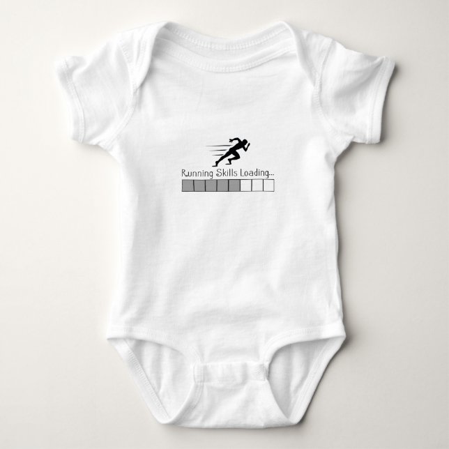 Laufende Fähigkeiten beim Laden von Running-Gesche Baby Strampler (Vorderseite)