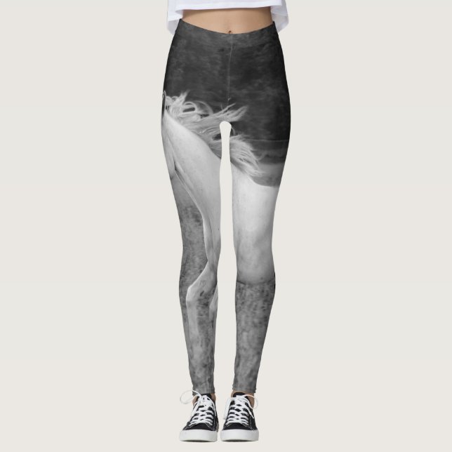 Laufende PferdeLeggings Leggings (Vorderseite)