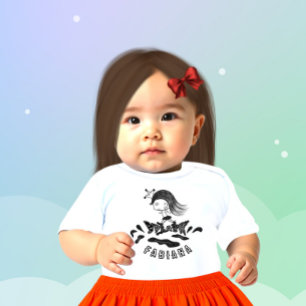 Laufende Prinzessin Baby T-Shirt