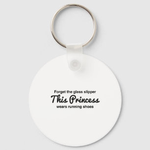Laufende Prinzessin Schlüsselanhänger