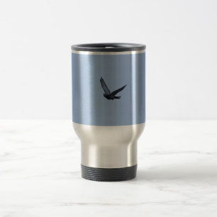 Laufende Tauben-kommende Zuhause-Reise-Tasse Reisebecher